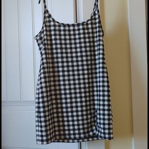 Slit Henley Pattern Half Dress